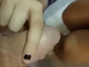 Padrona sega il suo  umiliandolo e lo fa sborrare in 5 minuti (Onlyfans: Mistress Darkshine) 12/16