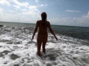 Russian Nude Girl on The Nude Beach on Black Sea 11/16