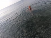 Russian Nude Girl on The Nude Beach on Black Sea 9/16