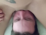 Sitting my perfect pussy on his face 9/16