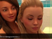 Dating my Step-Daughter # 62 Подруга падчерицы мастурбирует ей в душе 12/16