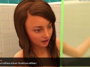 Dating my Step-Daughter # 62 Подруга падчерицы мастурбирует ей в душе 5/16