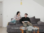 MATURE4K. Mature wants to get into porn and tries hand at sex with stepson 3/16