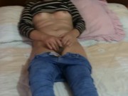 58 year old latin stepmom shows her big ass , masturbates, cumshot on her ass with panties 5/16