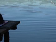 German Petite Teen gets her Feet spoiled by a Slave 12/16