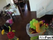 Gorgeous Big Tittied Blonde Playing In Her Cut Offs 11/16