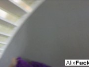 Gorgeous Big Tittied Blonde Playing In Her Cut Offs 12/16