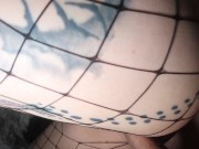Jezebel Rose - Goth Butt in Fishnets 7/16