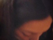 Animadora de fiestas  no aguanta más y me mama la verga en privado después de su show  3/16