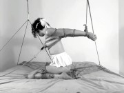 TITS Bondage & Crotch rope: Your struggle makes you cum HARDER 13/16