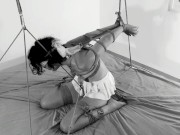 TITS Bondage & Crotch rope: Your struggle makes you cum HARDER 8/16