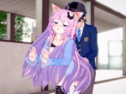 [Hentai Game Koikatsu! ]Have sex with Big tits Vtuber nyatasha nyanners.3DCG Erotic Anime Video. 12/16