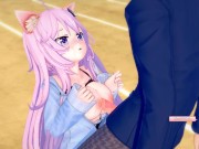 [Hentai Game Koikatsu! ]Have sex with Big tits Vtuber nyatasha nyanners.3DCG Erotic Anime Video. 8/16