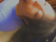 Cutie girl with pretty eyes take bbc down her wet throat sloppy blowjob  14/16