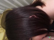 Japanese amateur chubby cute girl in lingerie gets naked and sucks cock and shows us her pussy - Couch casting with sexy BBW 14/16