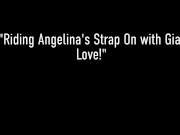 Lesbians Carmen Valentina And Gia Love Ride Angelina Castro's Strap On Cock 1/16