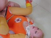 Doormat BDSM anal teen ravaged by her rough dom master then deep throats cock 15/16