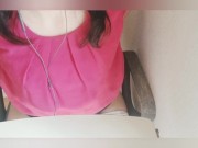 【人妻チャットオナニー】ブラを脱いで服の上から乳首をいじって最後は盛大にイっちゃうイケナイ奥様【ブログ見てね♪】 3/16