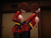 Helen Parr gets creampied by her futa clone - The Incredibles Inspired 9/16