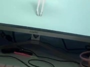 สาวแว่นขออมหน้าคอม 6/16