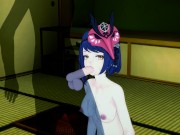 GENSHIN IMPACT Kujou Sara unstoppable sex session (3D HENTAI) 15/16