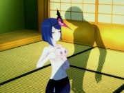 GENSHIN IMPACT Kujou Sara unstoppable sex session (3D HENTAI) 3/16