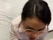 Big Boobs Redhead Latina Secretary Swallows Big dick and then Rides it 4/16