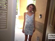 Petite babe Allie Addison has a rough hookup with her ex 1/16