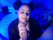 Big Tit Latina Sucks Big Cock Sloppy 1/16