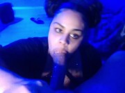 Big Tit Latina Sucks Big Cock Sloppy 13/16