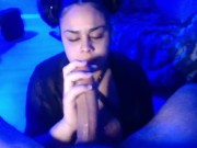 Big Tit Latina Sucks Big Cock Sloppy 9/16