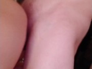 Hot wife in hotel room-fucking her tight wet pussy with big dick doggystyle homemade POV 8/16