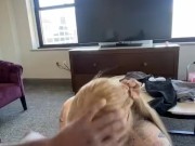 City view blowjob and fuck  1/16