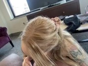 City view blowjob and fuck  4/16