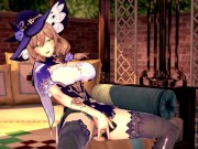 LISA BLOWJOB AND COWGIRL GENSHIN IMPACT (3D HENTAI)