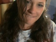 Otaku wishes for Weeb Girlfriend. She appears and sucks his dick cums on her face.