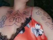 Smoking in my nighty 3/16