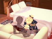 GENSHIN IMPACT JEAN passionate day off (3D HENTAI) 3/16