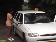 curvy hot chocolade milf outdoor banged by taxi driver 1/16