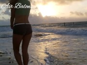 Babe wanted to swim in a sea but got fucked 2/16