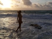 Babe wanted to swim in a sea but got fucked 7/16