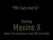 Mega Busty Asian Hottie Maxine X Squirts Time And Time Again With Big Cock! 1/16