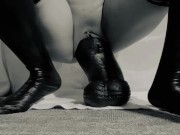 Wife Ms.Bwur takes on Topher Michaels from Hankeys Toy’s Huge dildo  7/16