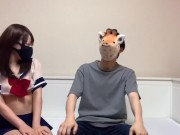 【素人撮影・風俗再現】ピンサロってどんなところ？♡現役JD♡と自宅で再現してみた！ 9/16