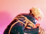 Latex Fetish Bondage Kinky Free Porn Video with hot blonde MILF Arya Grander 8/16