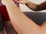 Jockstrap boy gets a nasty blowjob  5/16