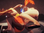[LEAGUE OF LEGENDS] Leona and Fiora swimsuit gangbang (3D HENTAI 60 FPS) 12/16