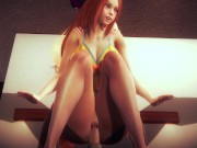 [LEAGUE OF LEGENDS] Leona and Fiora swimsuit gangbang (3D HENTAI 60 FPS) 16/16