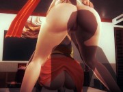 [LEAGUE OF LEGENDS] Leona and Fiora swimsuit gangbang (3D HENTAI 60 FPS) 8/16
