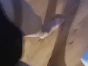 Husband in stockings films as strangers use his slut wife's holes 2/16